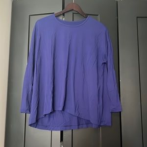 Blue/Purple Lulu Long Sleeve tee